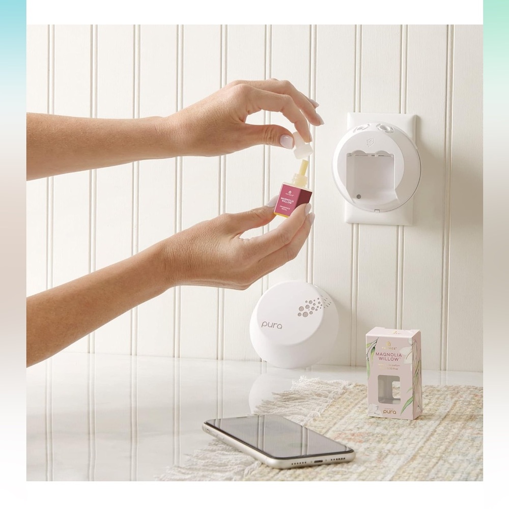Thymes Magnolia Willow Pura Smart Home Plug-in Diffuser Refills - Pack of 2 - Picture 6 of 6